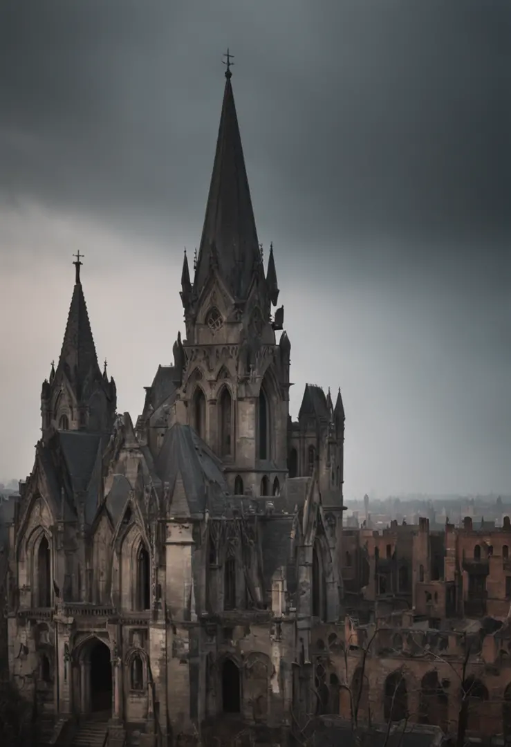 the gothic necroid city is a hauntingly beautiful and eerie testament to the civilization's deep reverence for death and the aft...