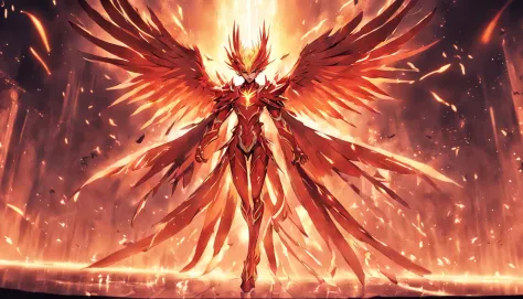 iggy of phoenix, 1 man, phoenix night , anime zodiac knight , anime seiya, fancy image, phoenix knights walking in flames, the p...