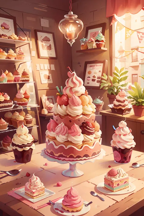 isometry，icecream，confectionery，cupcakes，dessert shop