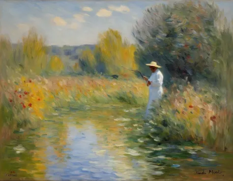 autorretrato claude monet