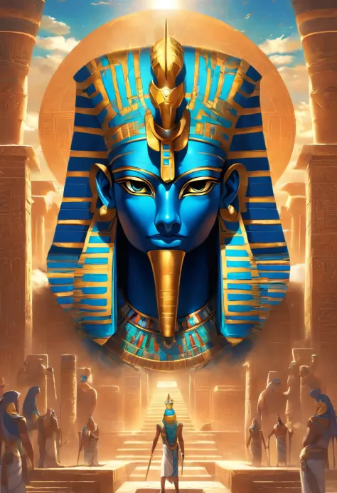 (((god horus)))best quality, ultra-high resolution, 4k detailed cg, master piece, horus, egyptian god, egyptian mythology, egypt...