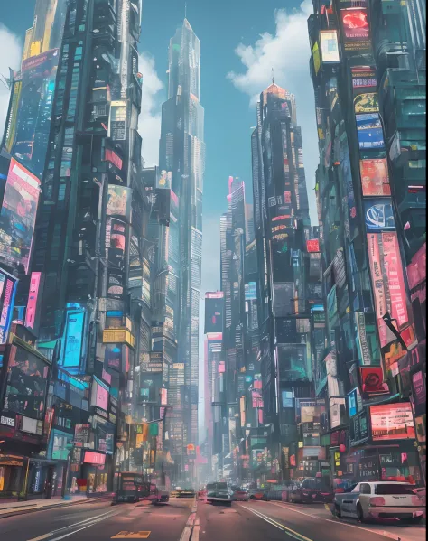 cyberpunk city