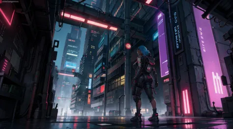 cyberpunk city