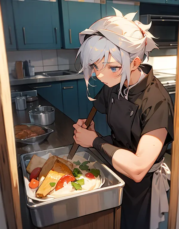 cool rural anime chef