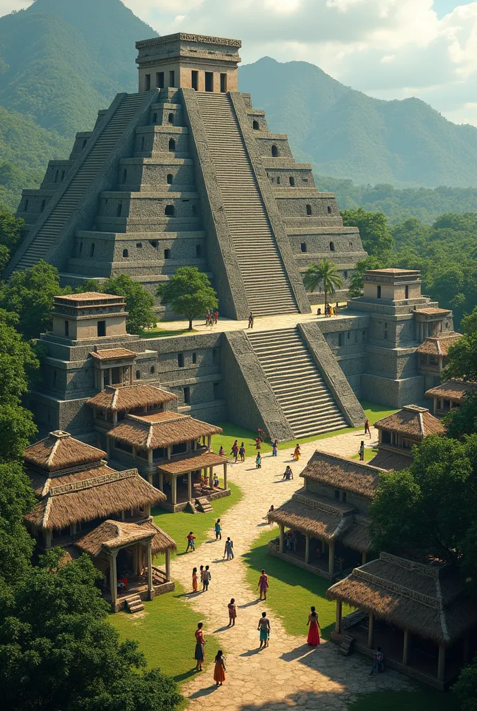 create the mayan city of guatemala