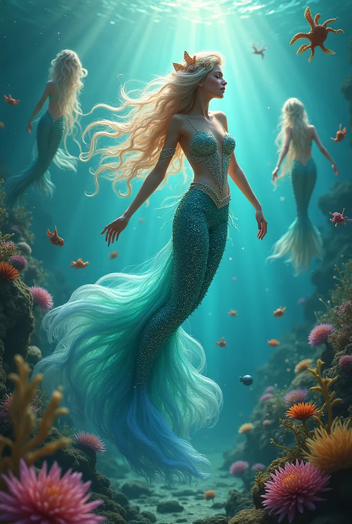 mermaid , sirens , pearl , dress for girl