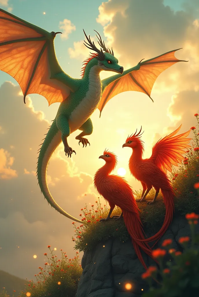 dragon with phoenix family meaning