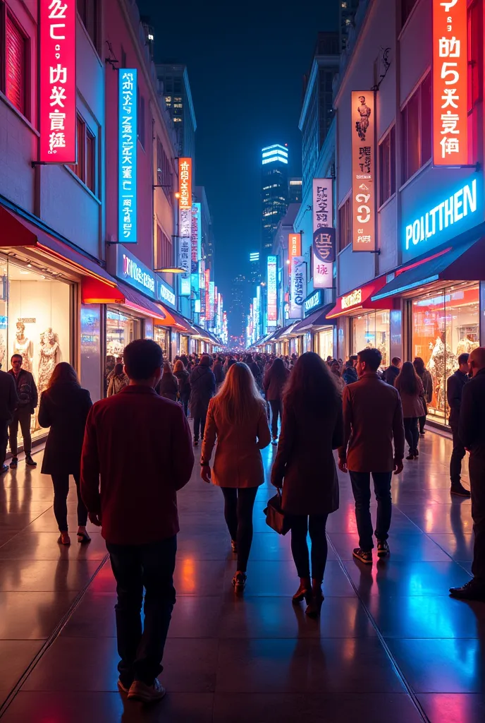 shopping centre　neon