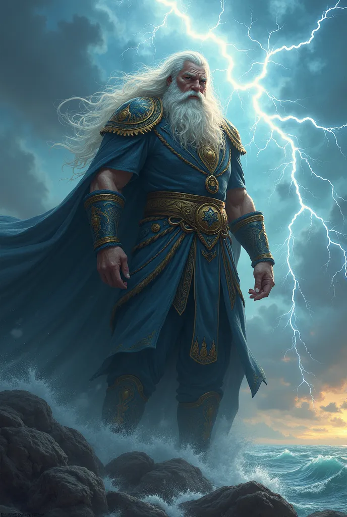 emdros elder god of thunder lord of the skys protecter of sailors peacfull