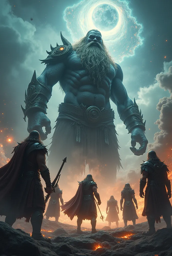 led by odin, saw ymir as a threat. in an epic battle, they killed him.