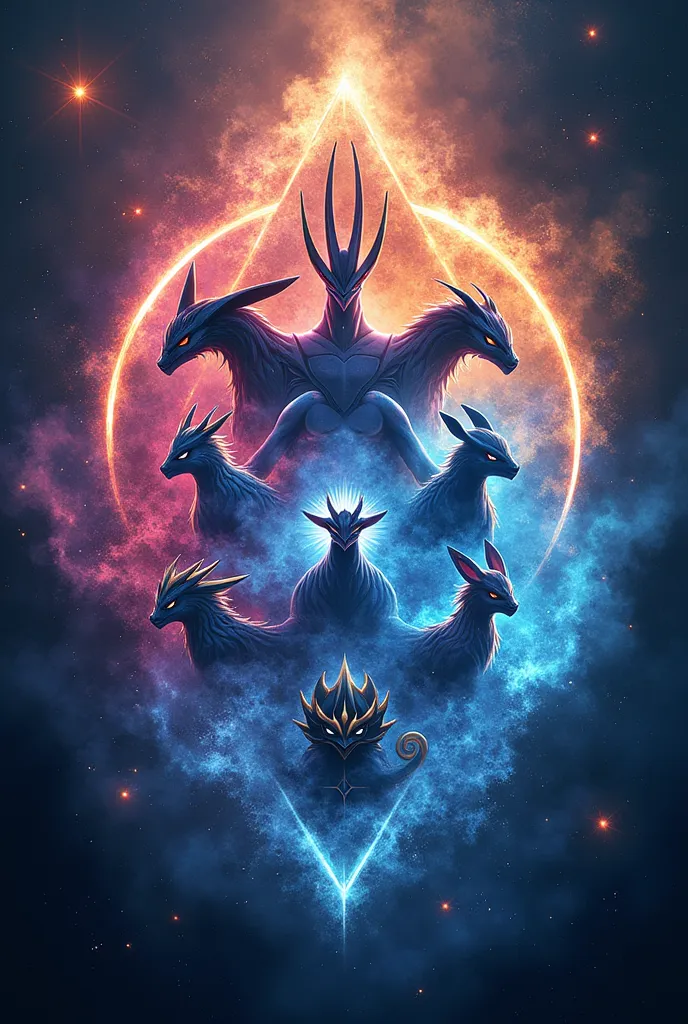 can you create a pokemon logo with legendary pokemon?